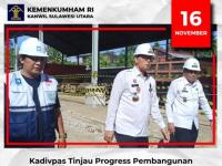 Kadivpas Tinjau Progres Pembangunan Lapas Manado