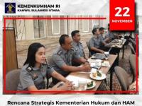 Rencana Strategis Kementerian Hukum dan HAM 2020-2024 Jadi Poin Penting Rakor Pemasyarakatan